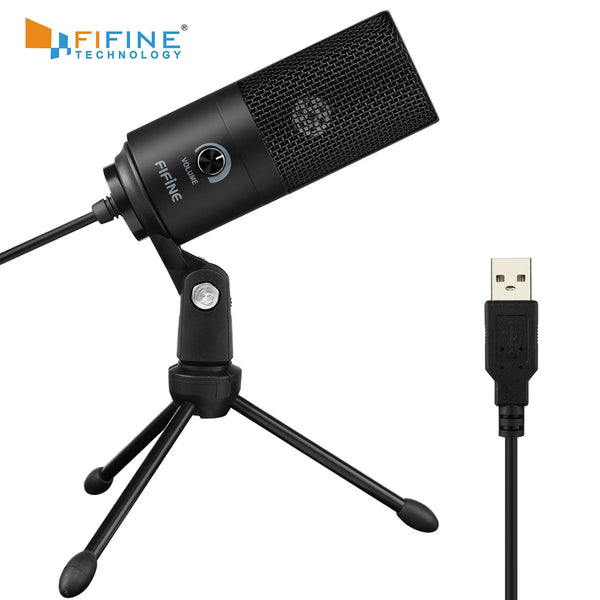 Fifine Metal USB Condenser Recording Microphone For Laptop Windows Cardioid Studio Recording Vocals Voice Over,Video-K669 Zentrospro