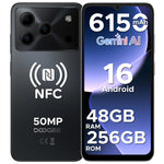 DOOGEE Note56 Plus Smartphone Android 16 48GB+256GB 6150mAh Large Battery 6.56'' 90Hz Display UNISOC T7225 50MP Camera NFC Zentrospro
