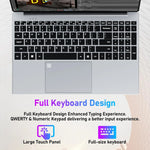 Xiaman 15.6" Intel Core i3 6100U Laptop Computer Windows 11 Pro 16GB RAM 512GB 1TB SSD Portable Notebook PC Office Study Laptops Zentrospro