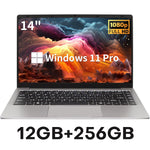 Xiaman Ultra Slim Windows 11 Laptop Computer 14.1" 12GB RAM 1TB 2TB SSD Intel A3950 Notebook 1920*1080 Office Study Computer PC Zentrospro