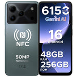 DOOGEE Note56 Plus Smartphone Android 16 48GB+256GB 6150mAh Large Battery 6.56'' 90Hz Display UNISOC T7225 50MP Camera NFC Zentrospro