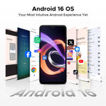 DOOGEE Note56 Plus Smartphone Android 16 48GB+256GB 6150mAh Large Battery 6.56'' 90Hz Display UNISOC T7225 50MP Camera NFC Zentrospro