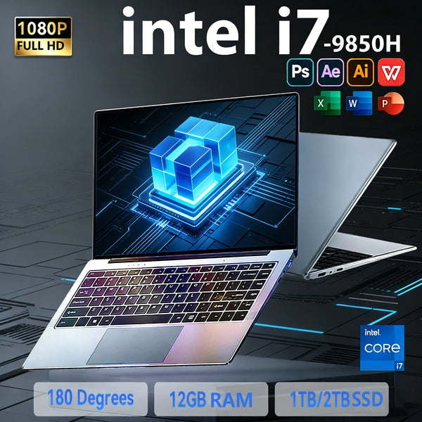 Portátil Intel Core i7 Windows 11 para oficina y estudio