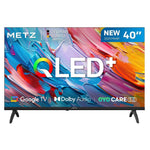 Metz 32" 40" MQF7000Z Smart Tv Hd Qled Google Tv |   Eyecare 3.0, Hdr10, Dolby Audio, Bluetooth Remote Control, Borderless Frame, Black Zentrospro