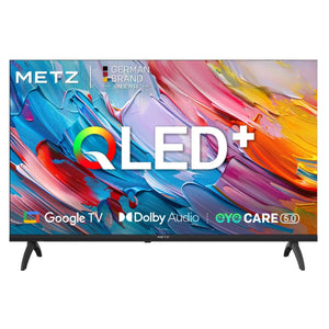Metz 32" 40" MQF7000Z Smart Tv Hd Qled Google Tv |   Eyecare 3.0, Hdr10, Dolby Audio, Azultooth Remote Control, Borderless Frame, Negro