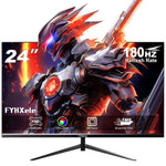 FYHXele 24Inch 180Hz Gaming Monitor 1K FHD Computer Display 1ms Response Time Eye Care Screen LCD Support HDR G-Sync VESA Zentrospro