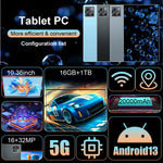 2026 5G Android Tablet Google Play Dual SIM Dual Cameras 14-Core Android 13.0 10.36 Inch 20000mAH 16GB Ram 1TB ROM Tablets Pc Zentrospro