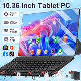2026 5G Global Original Tablet Android 10.36Inch 16GB RAM 1TB ROM Tablets 20000mAh 14-Core Android 13.0 WiFi Bluetooth Network Zentrospro