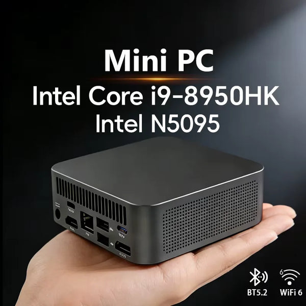 Mini Gaming PC Desktop Windows 11 Pro Intel Core i9 8950HK/Intel N5095 Mini PC 16GB DDR4  1TB SSD PC Gamer Computer Dual WIFI 6 BT5.2 4K HD Zentrospro