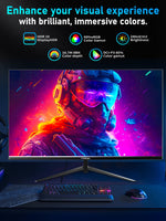 FYHXele 24Inch 180Hz Gaming Monitor 1K FHD Computer Display 1ms Response Time Eye Care Screen LCD Support HDR G-Sync VESA Zentrospro
