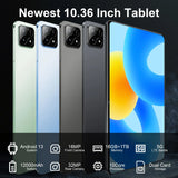 2026 5G Tablet Android 13.0 Brand New 10.36 inch 16GB RAM 1TB ROM Tablet 16MP 32MP 12000mAh 10Core WIFI Bluetooth Network Tablet Zentrospro