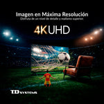 Smart tv 43 inches 4k. tizen os 8.0 televisions. dtt hd television 2026 - td systems k43c22tizen Zentrospro