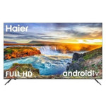 Haier Smart TV 32" H32K702FG OE with Full HD 1920x1080 resolution, Android TV 11, Google Assistant, Dolby Audio, and borderless design for compact spaces, ideal for streaming apps like Netflix and easy connectivity with HDMI Zentrospro
