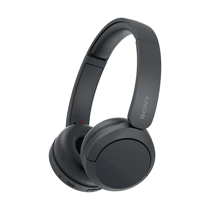 SONY WH-CH520 Wireless OnEar Headphones con Integrado mic, Azultooth 5.2, up to 50H playtime, y quick charge via USB-C, offering high-quality sound y clear calls for daily use.