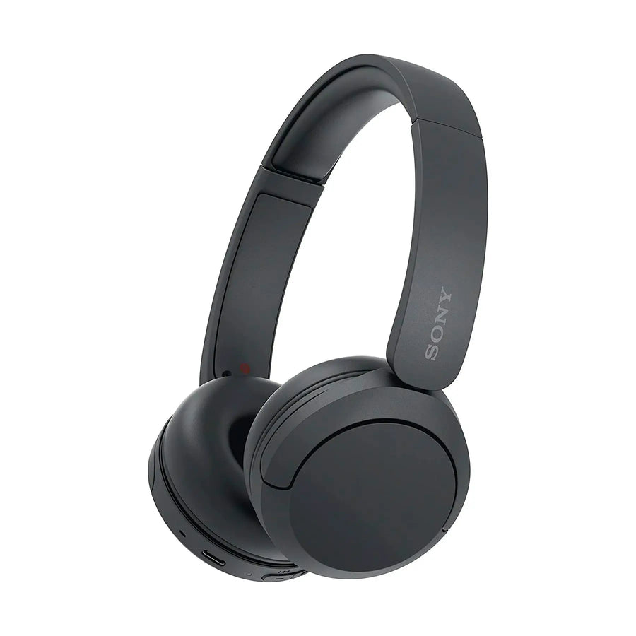 SONY WH-CH520 Wireless OnEar Headphones con Integrado mic, Azultooth 5.2, up to 50H playtime, y quick charge via USB-C, offering high-quality sound y clear calls for daily use.