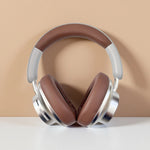 Wireless Bluetooth 5.3 Headband Headphones TEISCHE with Powerful Bass and 40 Hours Playtime, designed for sports with removable 3.5mm audio jack, lightweight at 280g, and optimized sound for a premium music experience. Zentrospro