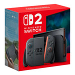 Nintendo Switch 2 Console (European Version | Local Warranty) - portable console with 256GB internal storage, 7.9” LCD, integrated voice chat, magnetic Joy-Con controllers, and supports 4K at 120fps for immersive gaming exp Zentrospro