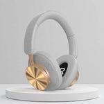 TEISCHE Wireless Bluetooth Headphones with Powerful Bass and Crystal Sound, featuring 40mm drivers, ergonomic design, and Bluetooth 5.3 connectivity for long-lasting comfort, perfect for sports, travel, and calls. Zentrospro