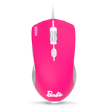 Krom barbie kandy edition keyboard, mouse and mat kit - membrane keyboard, mouse 6400 dpi, rubber mat, pink Zentrospro