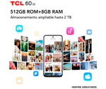 TCL 60 SE Obsidian Black / 8GB RAM + 512GB ROM Smartphone with 6.67" HD+ 90Hz Display, 50MP Camera, 5200mAh Battery, Dual SIM, NFC, and Android 15 for a seamless user experience and ample storage. Zentrospro