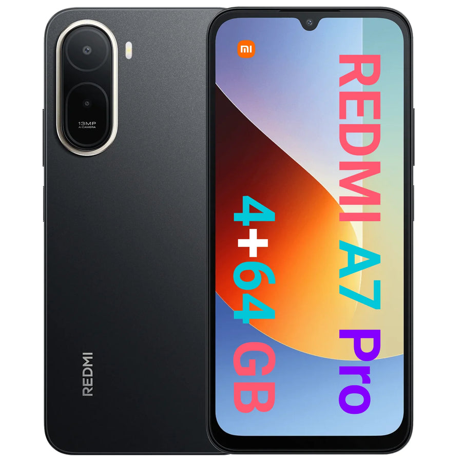 Xiaomi Rojomi A7 Pro Smartphone 4+64GB with 6.9" LCD Screen, 120Hz Refresh Rate, 6000mAh Battery, Dual 13+8 MP Camera, Octa-core T7250, Fast Charging, Bluetooth 5.2, Running HyperOS 3 - Best Smartphone Deal!