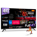 Td systems - smart tv 40 inches tizen os 8.0. triple tuner (dvb-t2/c/s2). televisions with gaming hub. television of 2026 - k40c22tizen Zentrospro
