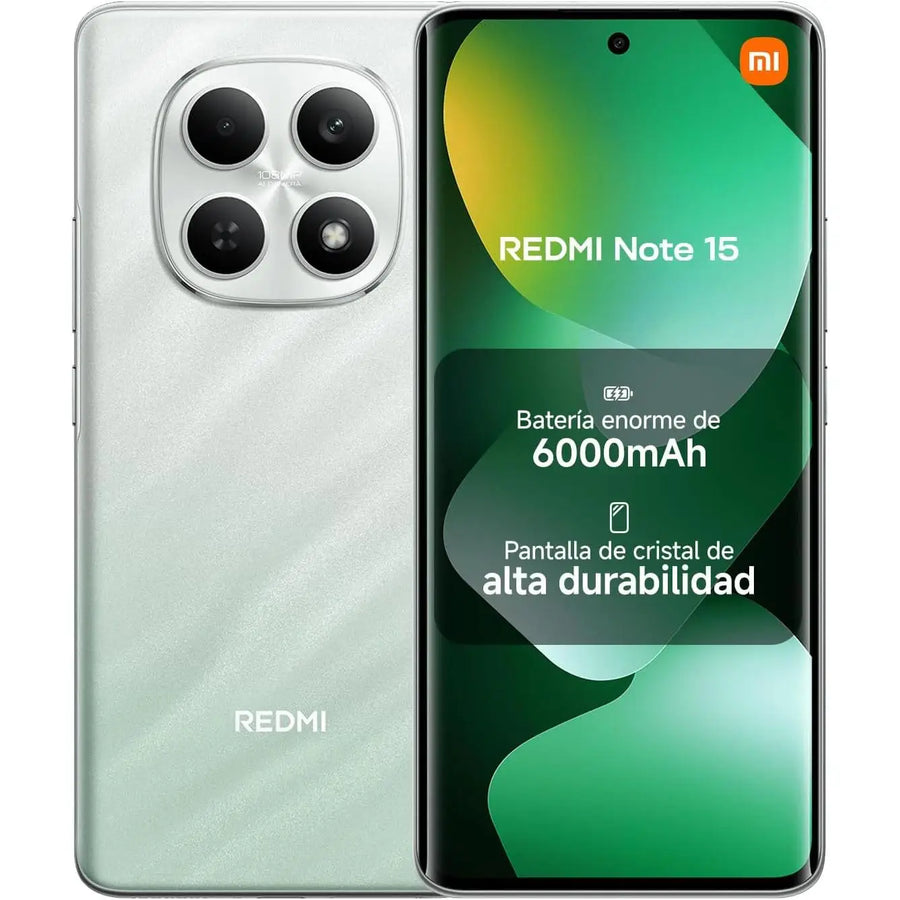 XIAOMI Redmi Note 15 Mobile Phone with 128GB/256GB, 6.77" AMOLED FHD+ Display, 108MP Camera, 6000mAh Battery, 4G Connectivity, MIUI Operating System - Ideal Smartphone for Everyday Use.