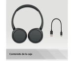 SONY WH-CH520 Wireless OnEar Headphones with integrated mic, Bluetooth 5.2, up to 50H playtime, and quick charge via USB-C, offering high-quality sound and clear calls for daily use. Zentrospro