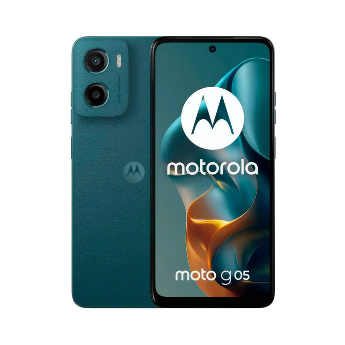 motorola moto g05 4G con 6.67" 90Hz HD+ Pantalla, 4GB RAM, 128GB Almacenamiento, 50MP dual Cámara, y 5200mAh Batería, ideal yroid Teléfono Inteligente for multitasking y entertainment.