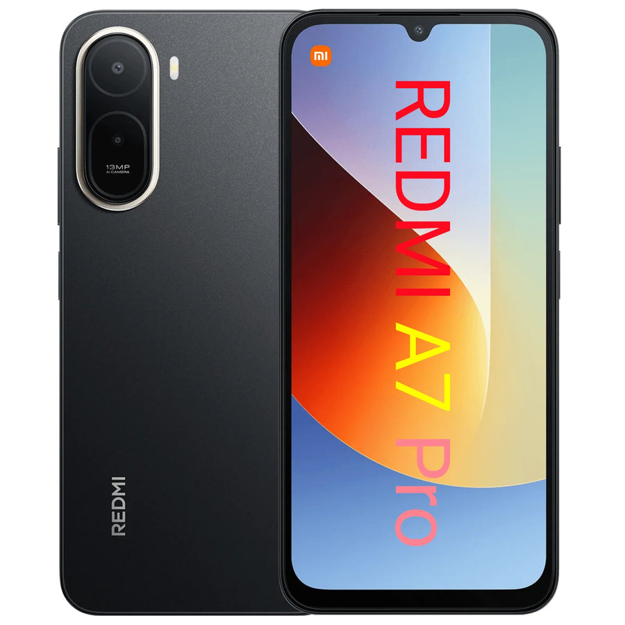 Xiaomi Rojomi A7 Pro Smartphone 4+128GB, 6.9" LCD 120Hz Display, 6000mAh Battery, Dual 13+8MP Cameras, T7250 Processor, HyperOS 3, WiFi, Bluetooth 5.2, CE Certified, Ideal 5G Mobile Phone for All Needs