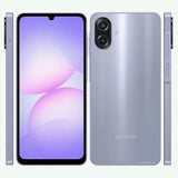 Samsung Galaxy A07 4G Smartphone, 6.7-inch display, 90Hz refresh rate, MediaTek Helio G99 processor, 8GB RAM, 256GB storage, 50MP dual camera, 5000mAh battery, Android phone with WiFi connectivity. Zentrospro