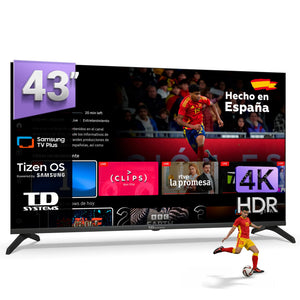 Smart TV 43 Pulgadas 4k. tizen os 8.0 Televisións. dtt hd Televisión 2026 - td Sistemas k43c22tizen