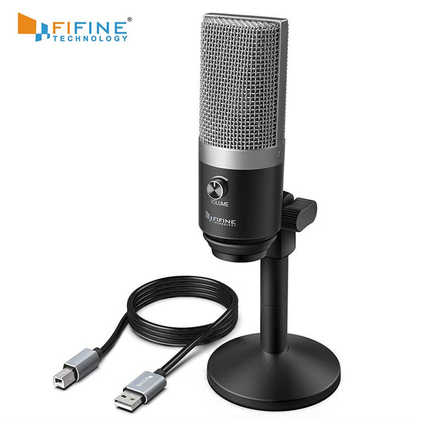 FIFINE USB Microphone for laptop and Computers for Recording Streaming Voice overs Podcasting for Audio&Video K670 Zentrospro