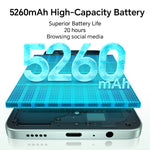 HONOR X5c Plus 4G,EU Version, 4G Smartphone, 5260 mAh Battery,50MP Main Camera, MTK Octa-core CPU,6.74-inch LCD Screen Zentrospro