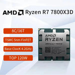 AMD Ryzen 7 7800X3D Processor R7 7800X3D 5.0 GHz 8-Core 16-Thread CPU Processor 5NM 96M Socket AM5 Motherboard Support X670/B650 Zentrospro