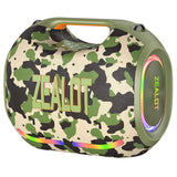 ZEALOT-ZE21 250W Portable Bluetooth Speaker High Volume Waterproof 48000mAh Wireless TWS Subwoofer Suporrt USB/TF/AUX RGB light Zentrospro