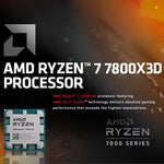 AMD Ryzen 7 7800X3D Processor R7 7800X3D 5.0 GHz 8-Core 16-Thread CPU Processor 5NM 96M Socket AM5 Motherboard Support X670/B650 Zentrospro