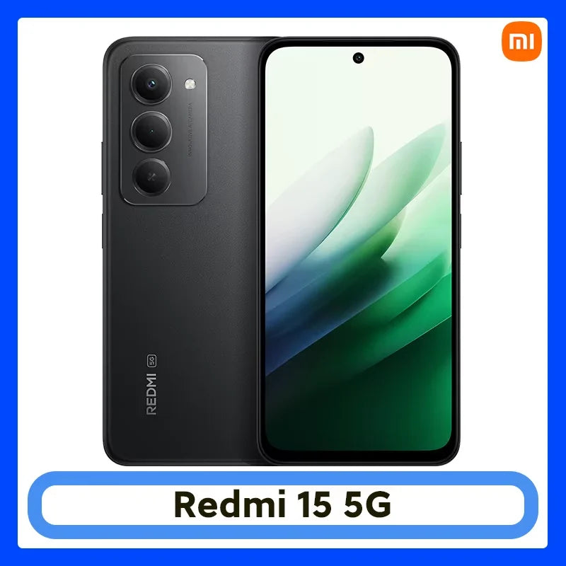 Global Version Redmi 15 5G 7000mAh (typ) 33W Battery Snapdragon® 6s Gen 3 Smartphone 6.9